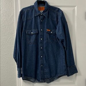 Wrangler Flame Resistant Denim Shirt